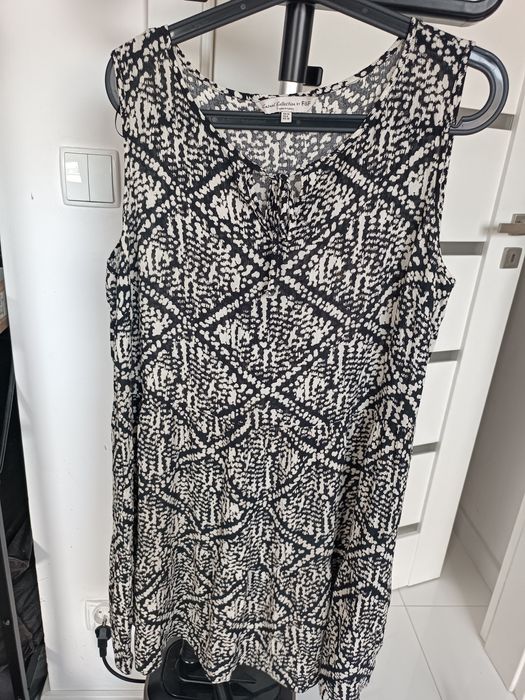 M 38 10 sukienka Boho F&F lato wzór krótka
