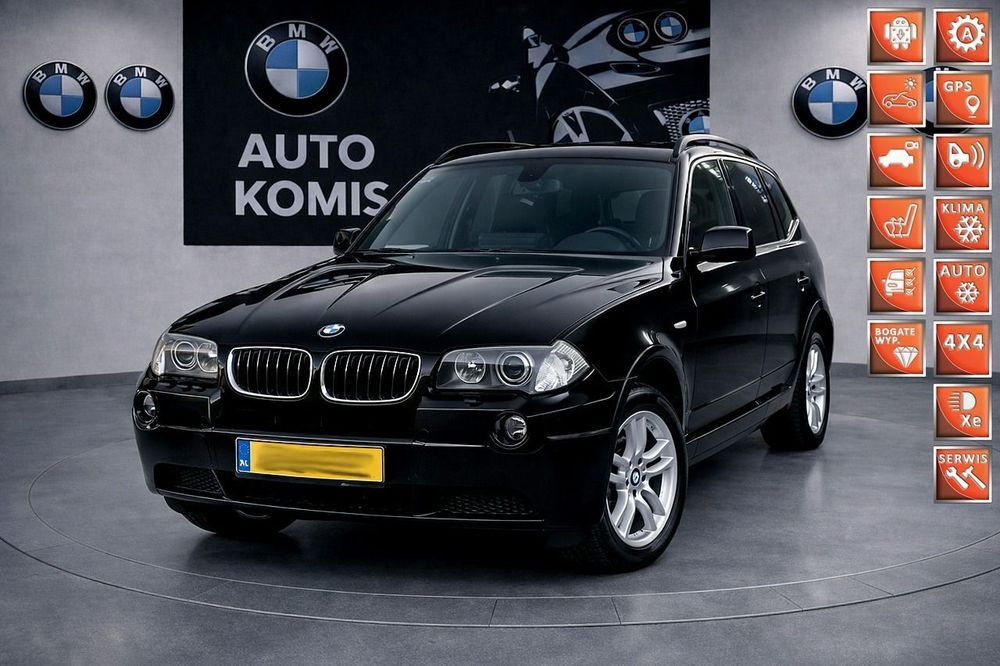 BMW X3 BMW X3 e83 3.0i 230KM M54b30 M-Pakiet B.Ładna Opłacona