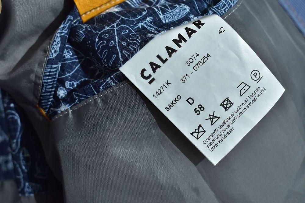Calamar Casual Bawełniana Marynarka Męska 58