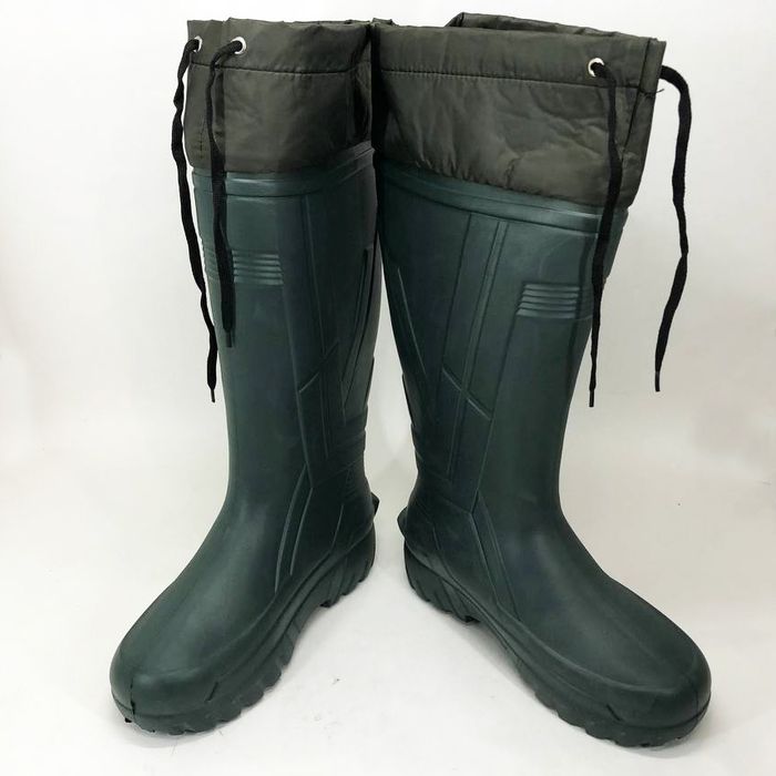 Чоботи чоловічі Гумові з утеплювачем сапоги Резиновые термо риболовлі