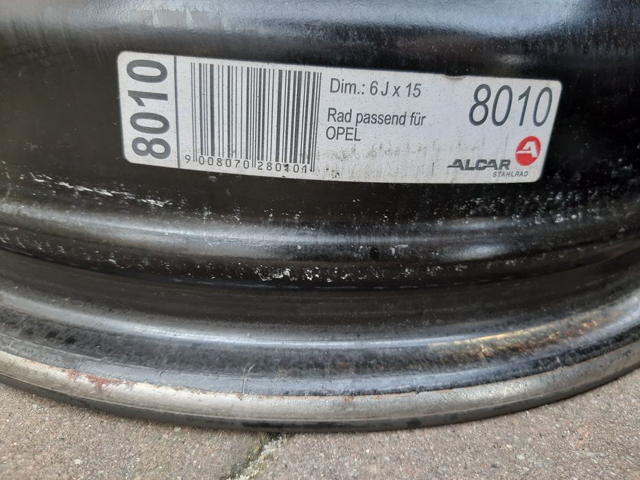 Felgi 15 Opel Meriva 5x110 6J et43 alcar8010