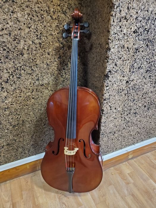 Violoncelo 4/4 luthier alemão C. Placht (Bubenreuth) com arco.