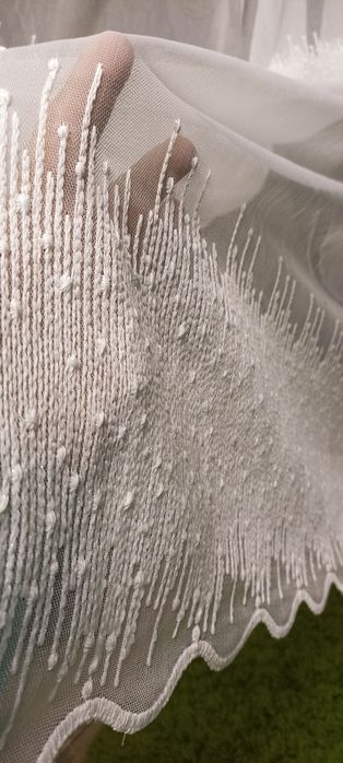 Продам тюлі нові фатин і  бамбук ( ширина 10,5м і 10м) м