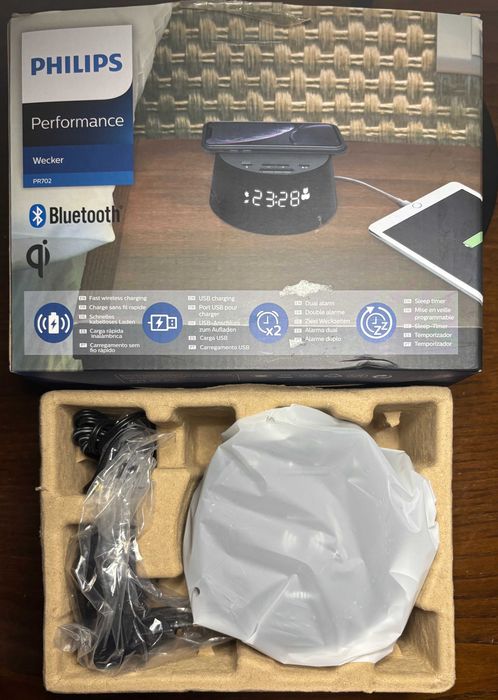 Bluetooth Alarm Clock Radio PHILIPS Performance64172193971330120