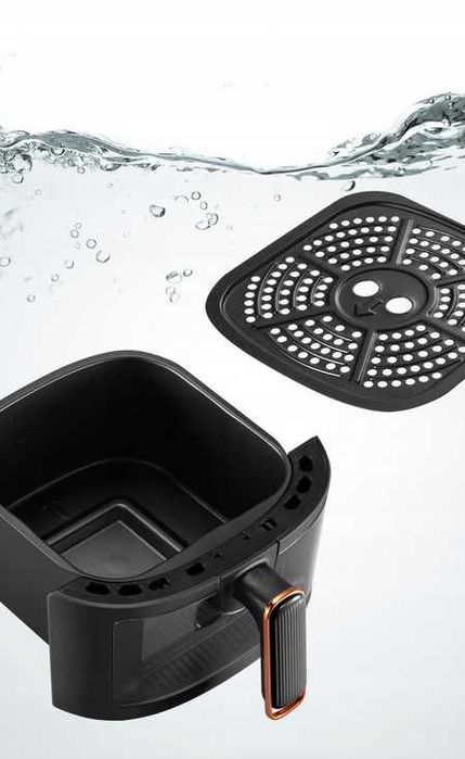 Frytkownica 5L/1400W beztłuszczowa LINBOX Air Fryer CZARNA