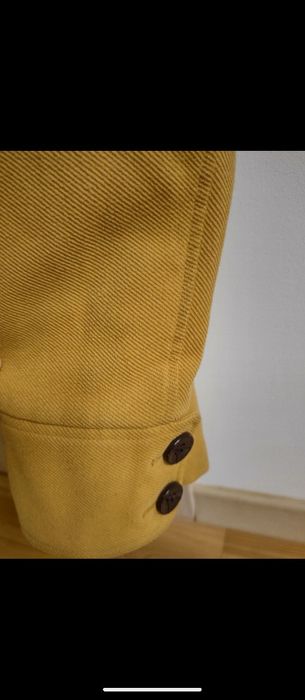 Orsay musztardowa kurtka budrysówka/ płaszcz damski rozmiar M