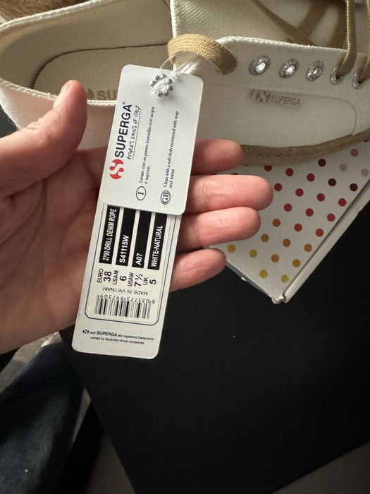 Espadryle Superga 38