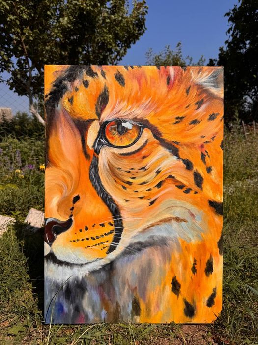 Картина інтерʼєрна Гепард « Погляд Гепарда»