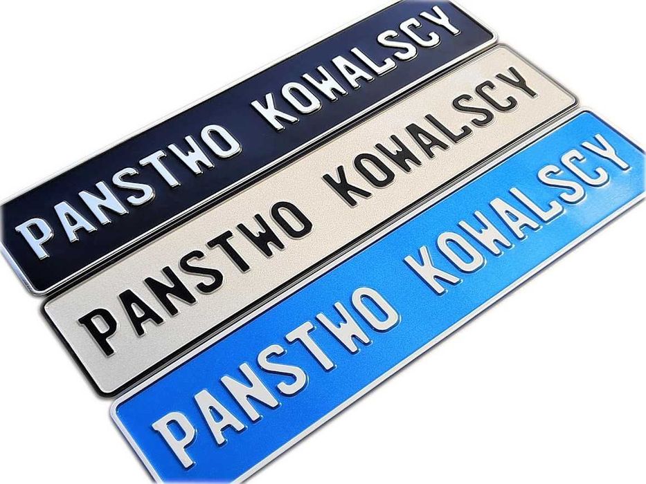 Tablice Ślubne. Imienne. Tłoczone