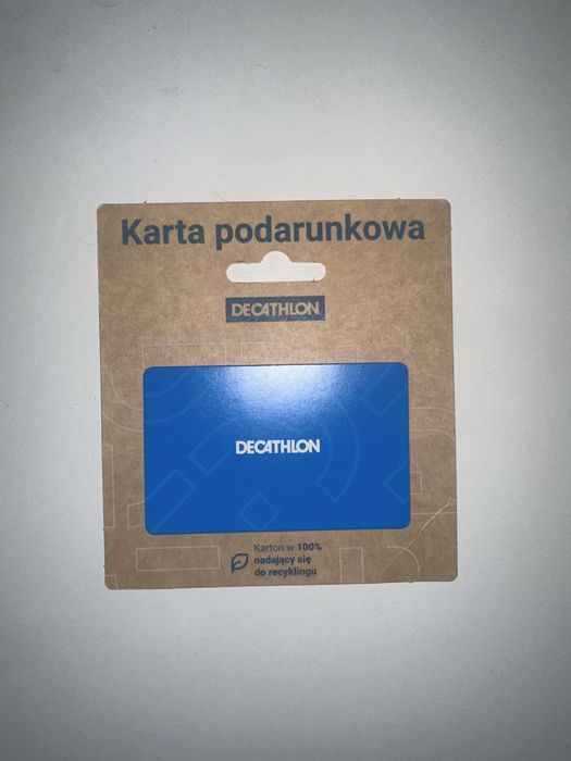 Karta podarunkowa do decathlonu na 100 zl