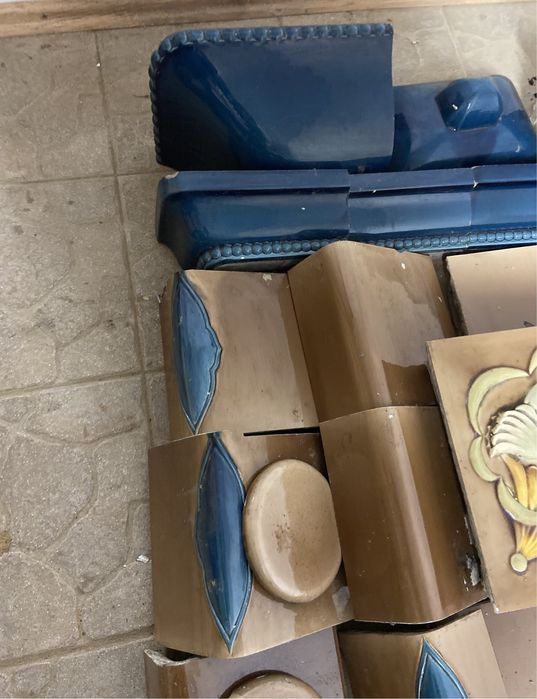 Piec Kaflowy zabytkowy sygnowany Miśnia