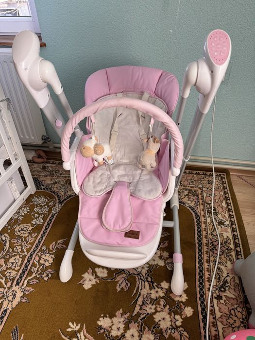 Стільчик-гойдалка 3в1 Carrello Cascata-Шедевр для малечі