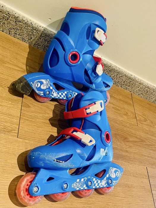 Patins em Linha Criança (32-34) Decathlon + Capacete