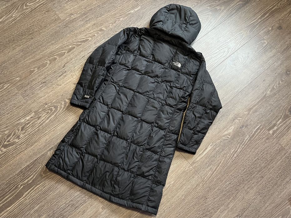 Пуховик (пухове пальто) The North Face 600 Long Black Puffer Jacket