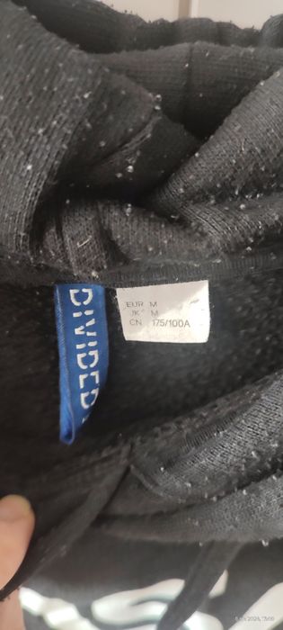 Czarna bluza z kapturem NASA