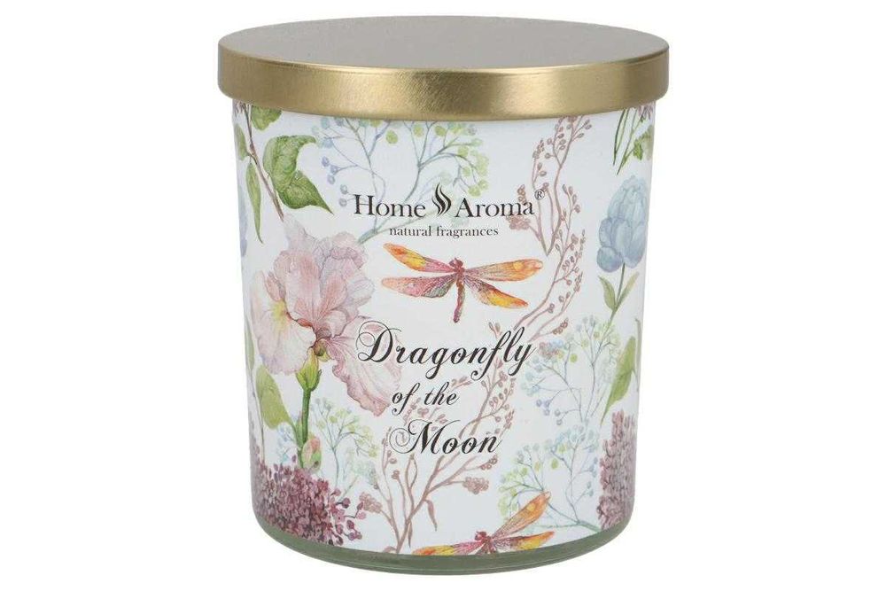 Świeca zapachowa o kwiatowym zapachu