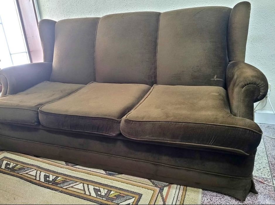 Sofá 3 lugares vintage