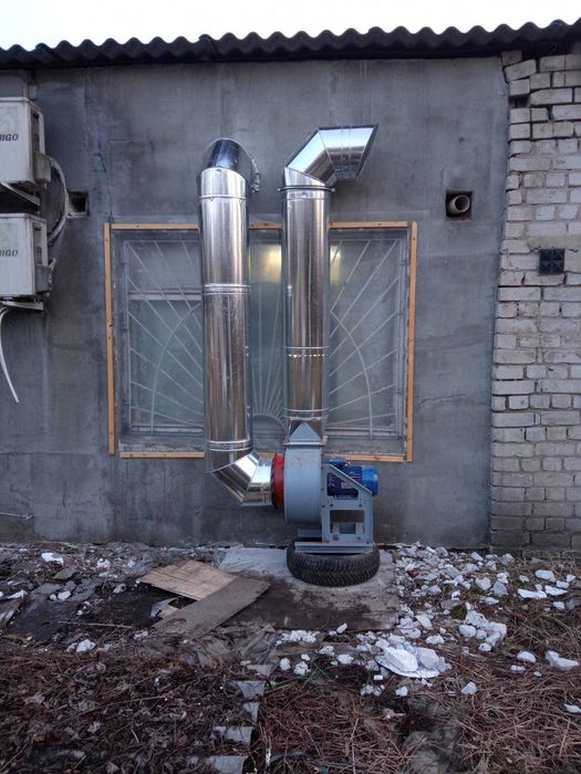 Вентилятор для покрасочной камеры малярки приточная вентиляция вытяжка