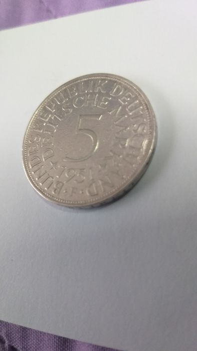 5Mark 1951 ag Doutschland rfn