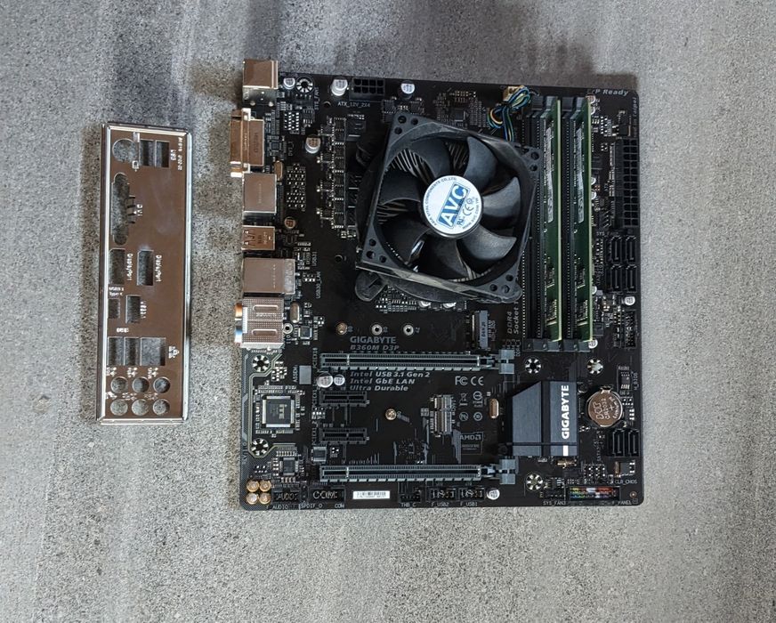 Ігровий комплект intel i5-8500/gigabyte b360m D3P/8GB DDR4