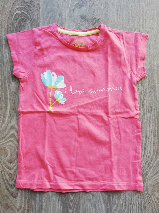 Conjunto 4 t-shirts menina Tam 5-6 anos