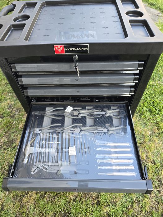 Carrinho de ferramentas 7 gavetas 6 completas novo e