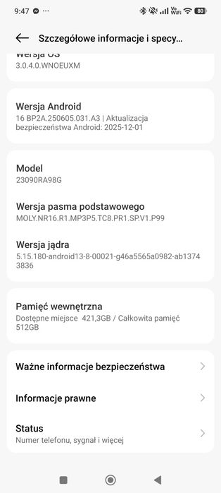 Smartfon Xaomi redmi note 13 Pro +/plus 5g