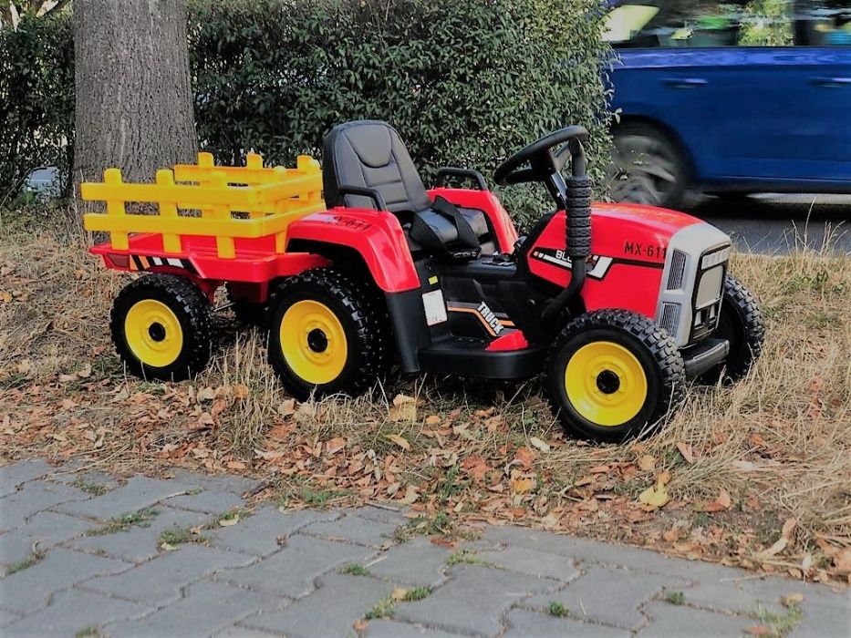 Traktor na Akumulator BLOW z Przyczepą dla dziecka 2x45W PILOT XMX611