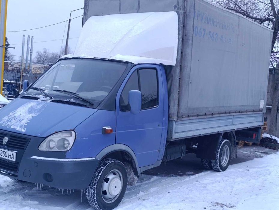 Газель тентована 4,20 х 2,15