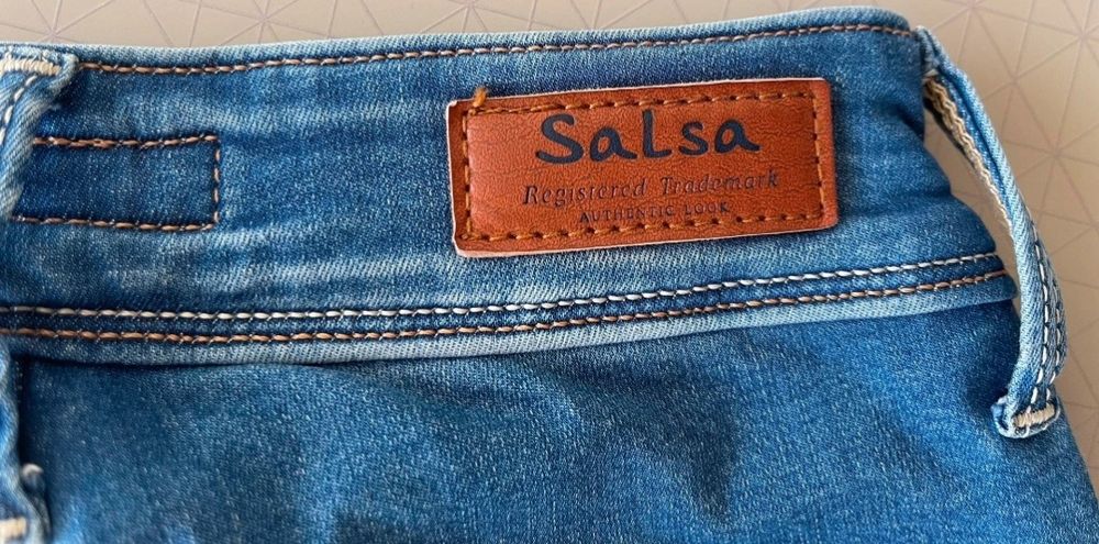 Calças de Ganga da Salsa Originais - NOVAS