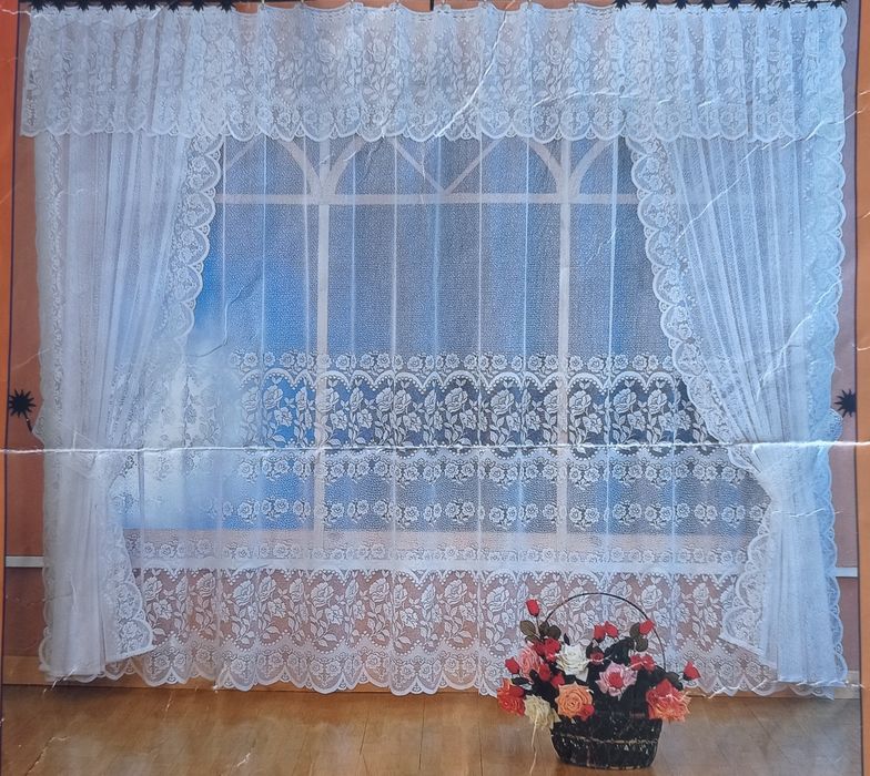 Тюль білий (вісота 2м50см * 5м)