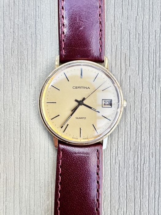 Золотые часы Certina 585 пробы