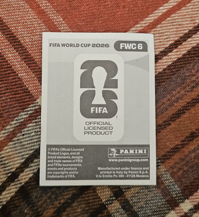 sticker fwc6, Fifa World Cup 2026