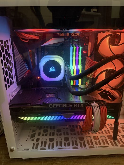Setup Gamer Completo Ryzen 7 5800X + RTX 3080 + 2 Monitores + Periféricos Premium