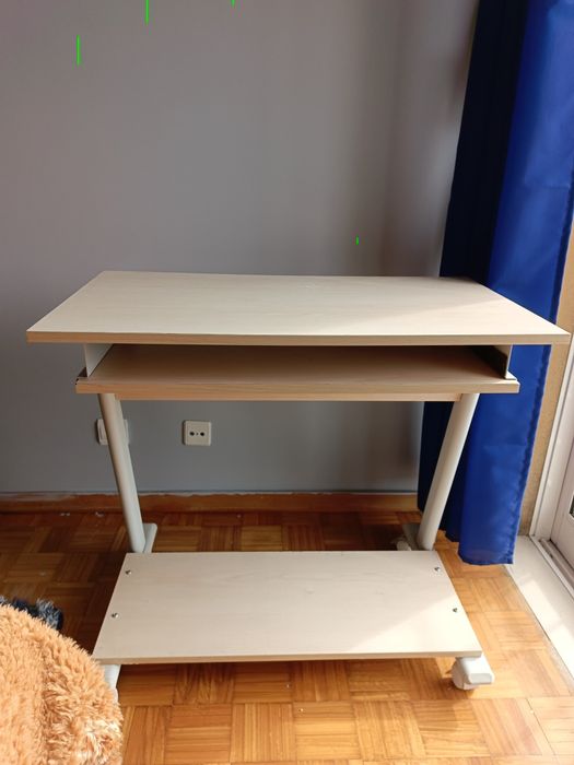 Mesa/Secretária Bege - 80.2x45.8 cm