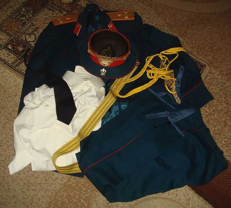Парадная офицерская форма военного музыканта