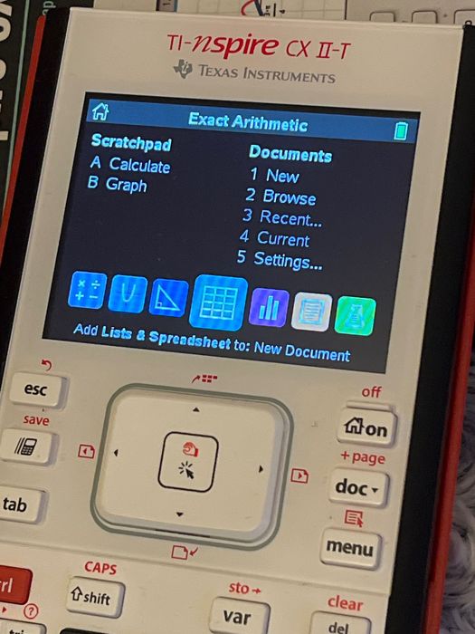 Kalkulator graficzny Texas Instruments TI- Nspire CX II- T