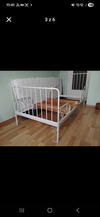 Łóżko ikea minnen rosnące