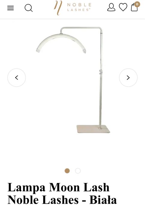 Lampa  Moon Lashes z logo Noble lashes