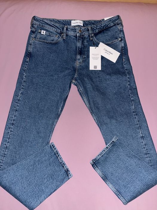 Wyprzedaż spodnie męskie Calvin Klein Jeans.