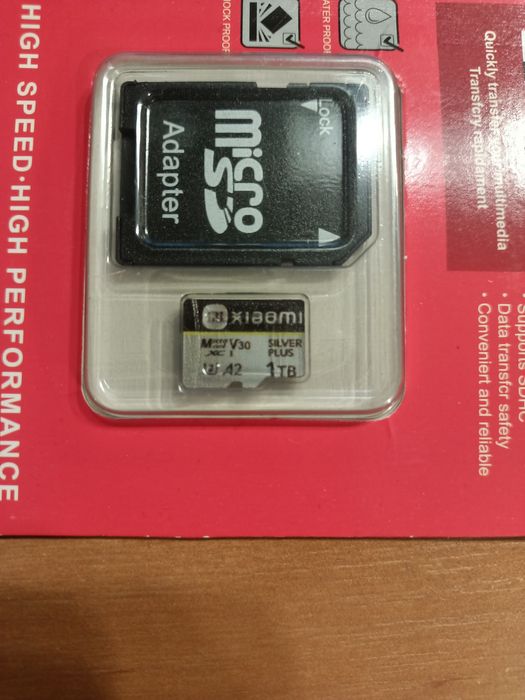 Карта пам'яті,micro SD, накопитель 1ТБ