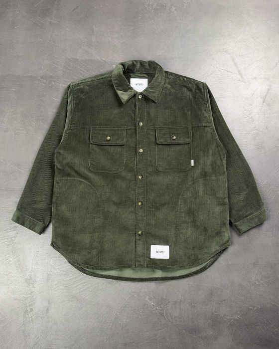 Сорочка WTAPS WCPO 02 LS Cotton Twill Olive