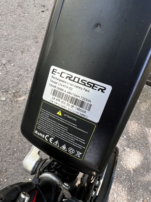 Продам електровелосипед. 48V 15Ah E-CROSSER 750W