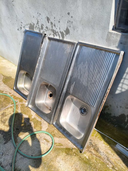 Banca inox 1 metro