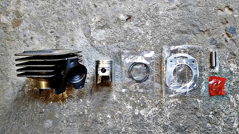 Циліндр\Поршень (На Обкатці), Заднє Колесо - Honda DJ/Tact 16 (AF05E)