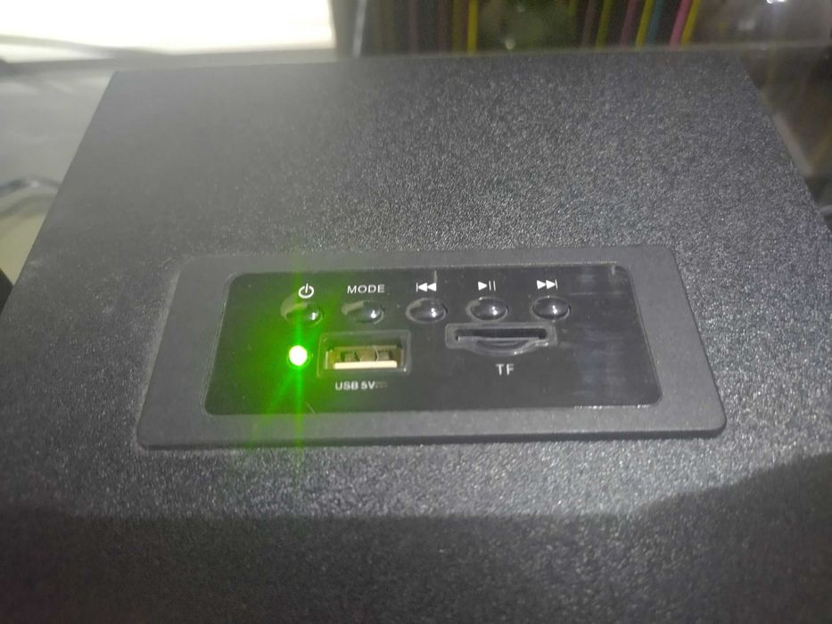 Głośniki komputerowe 2.1 D-208 Bluetooth 5.0 Jack 3.5 USB microSD RGB