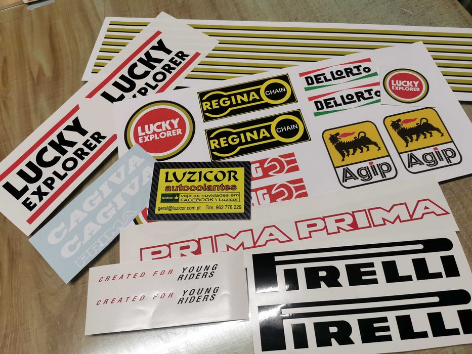 Autocolantes Cagiva