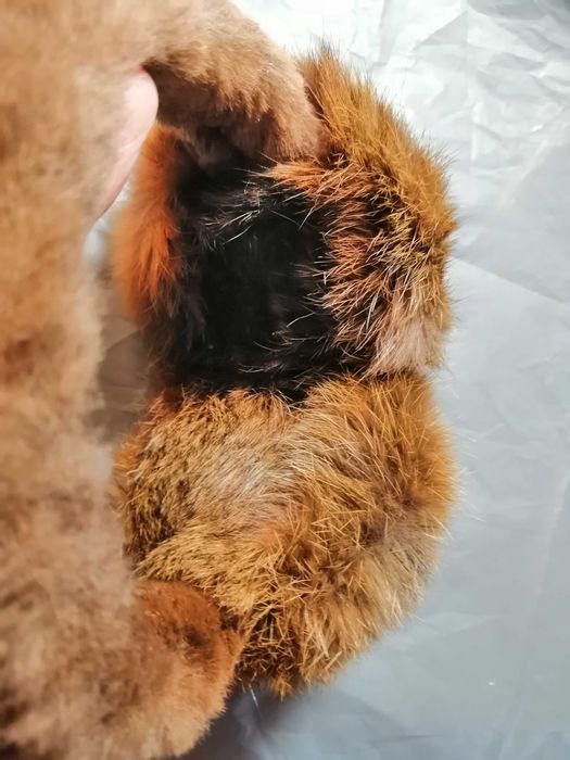 Наушники из меха кролика, меховые наушники, навушники з хутра