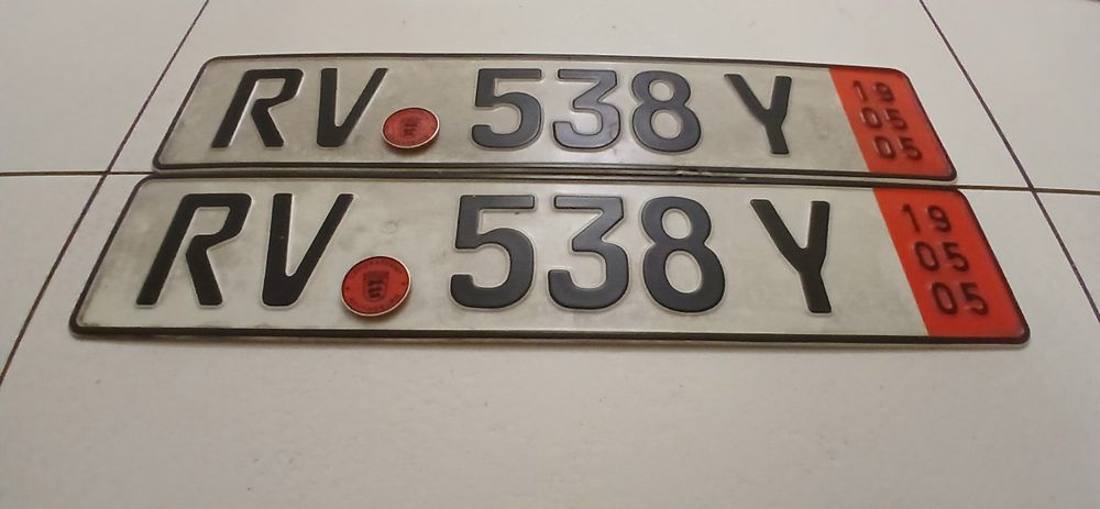 Tablice rejestracyjne kolekcionerskie