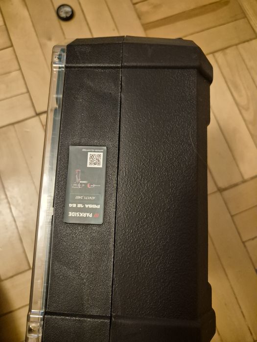 Акумуляторний дриль шуруповерт з великою кількістю насадок parkside